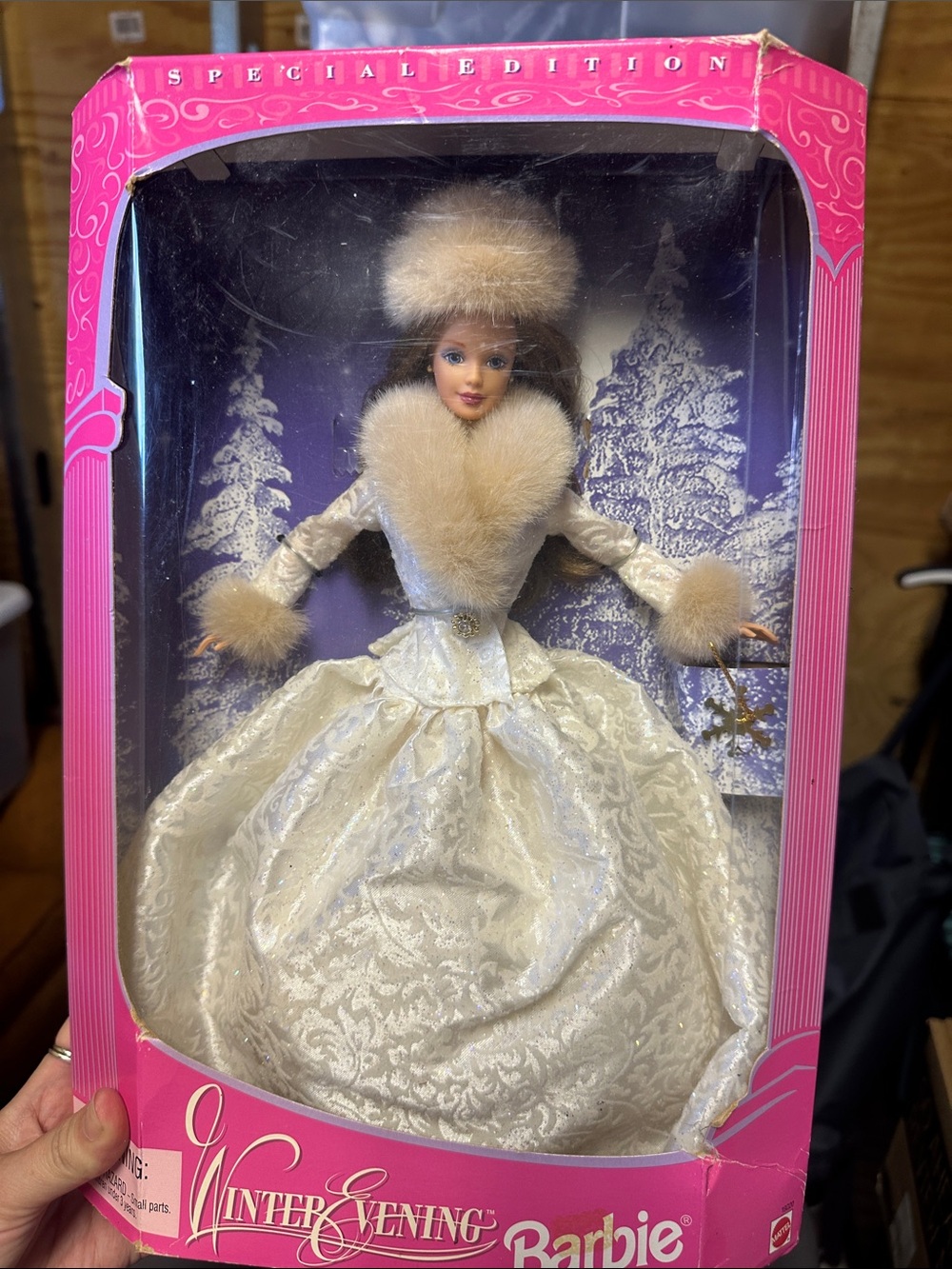 Barbie Winter Evening Special Edition Doll in Ivory with Fur Accents
